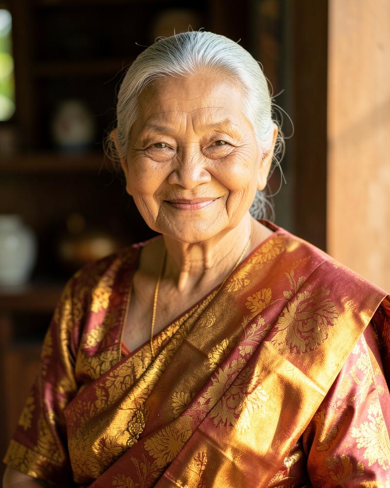 La abuela que envuelve mango en hoja de plátano y te regala la primera sonrisa.
